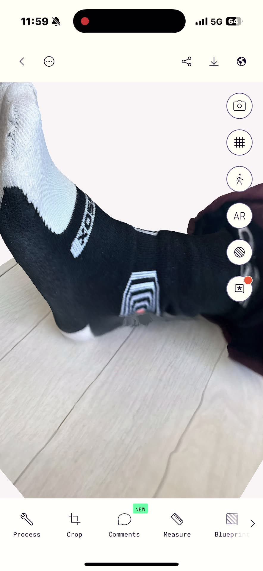 AI 발 형태 분석